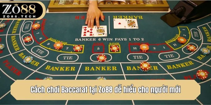 Cách chơi Baccarat tại Zo88 dễ hiểu cho người mới