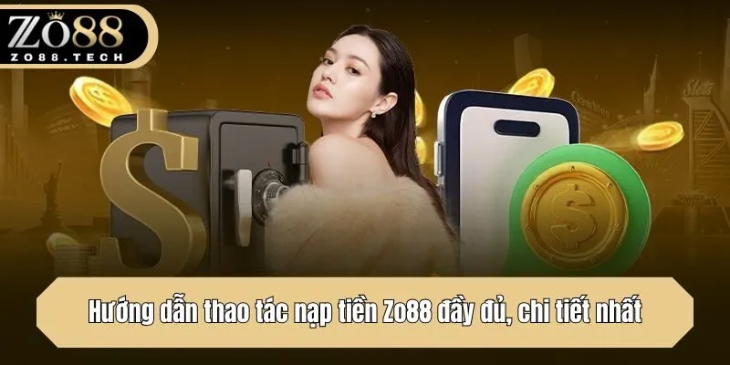 Hướng dẫn thao tác nạp tiền Zo88 đầy đủ, chi tiết nhất